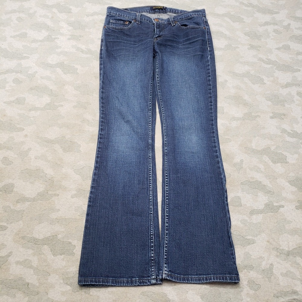 Levi's 524 Jeans Womens 9 Blue Bootcut Stretch Denim Dark Wash
